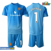Manchester United Altay Bayindir #1 Torwart Heimtrikotsatz Kinder 2025-26 Kurzarm (+ Kurze Hosen)